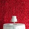 Red Silk Roses Hydrangea 11 sq ft UV Protected Wall Backdrop Vertical Panels